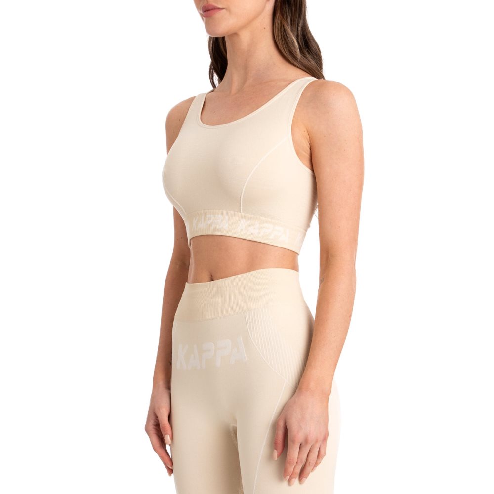 Kappa Authentic Myslovice Sports Bra Beige | MS3850976