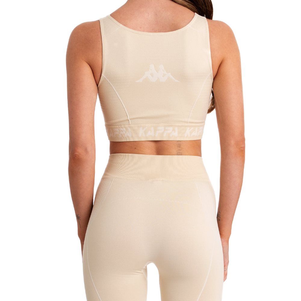 Kappa Authentic Myslovice Sports Bra Beige | MS3850976