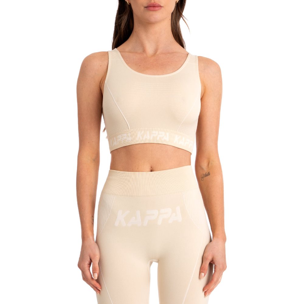Kappa Authentic Myslovice Sports Bra Beige | MS3850976