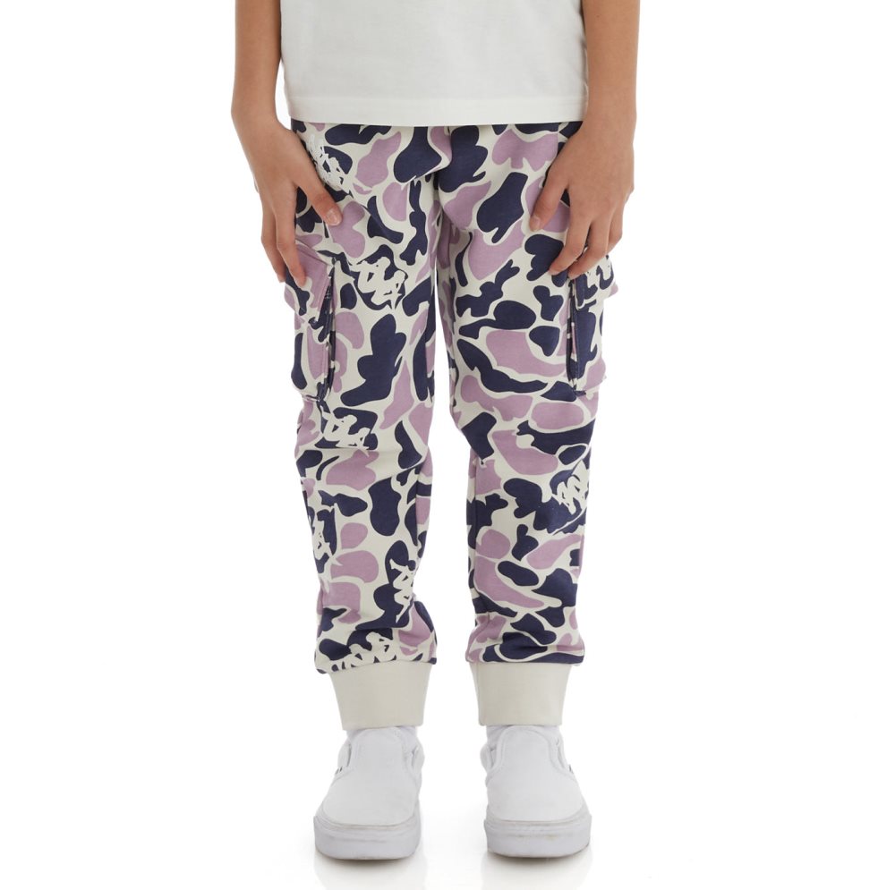Kappa Authentic Pakot Sweatpants Navy Purple | VX3204158