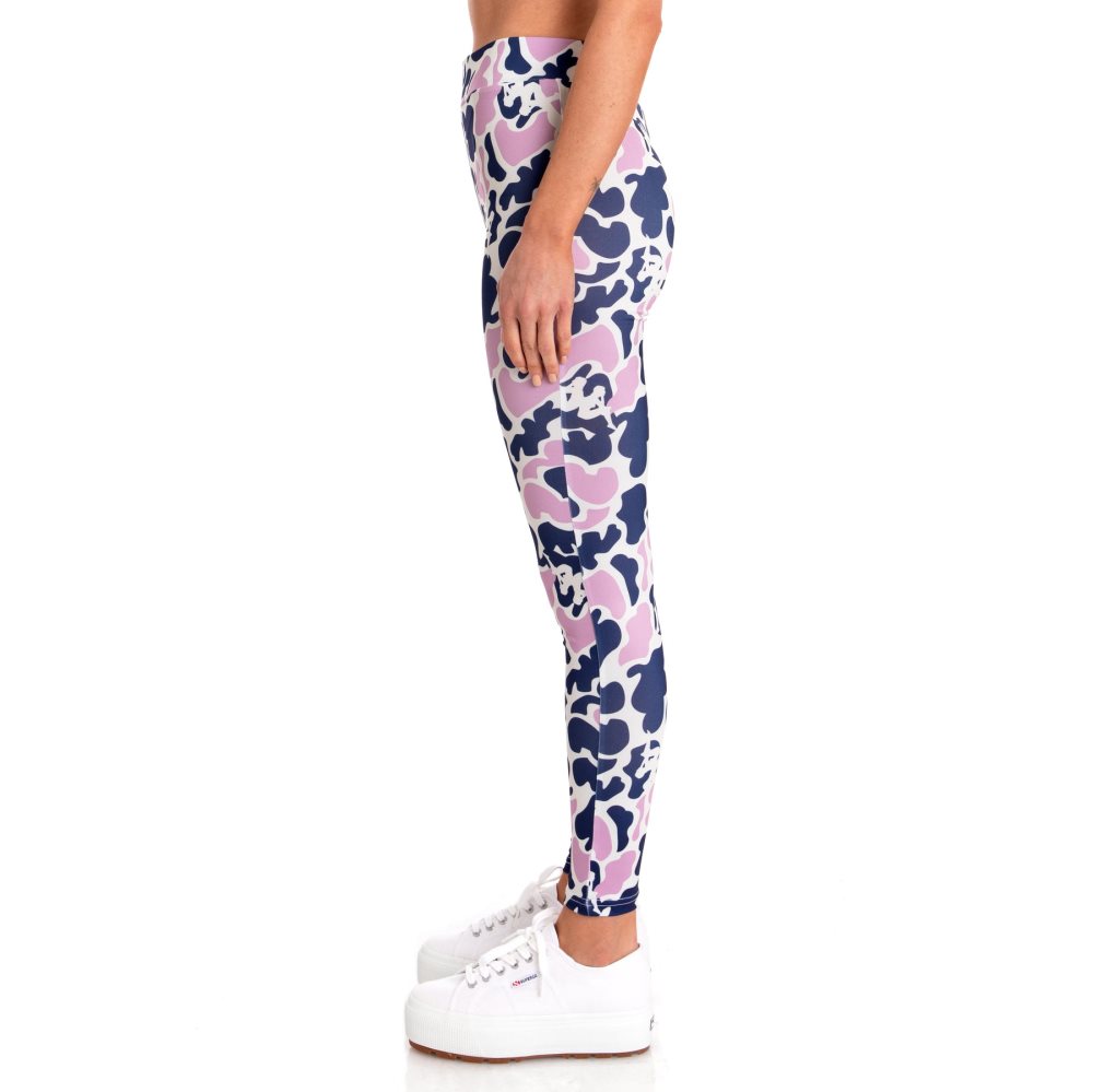 Kappa Authentic Palissa Leggings Purple | VH8109732