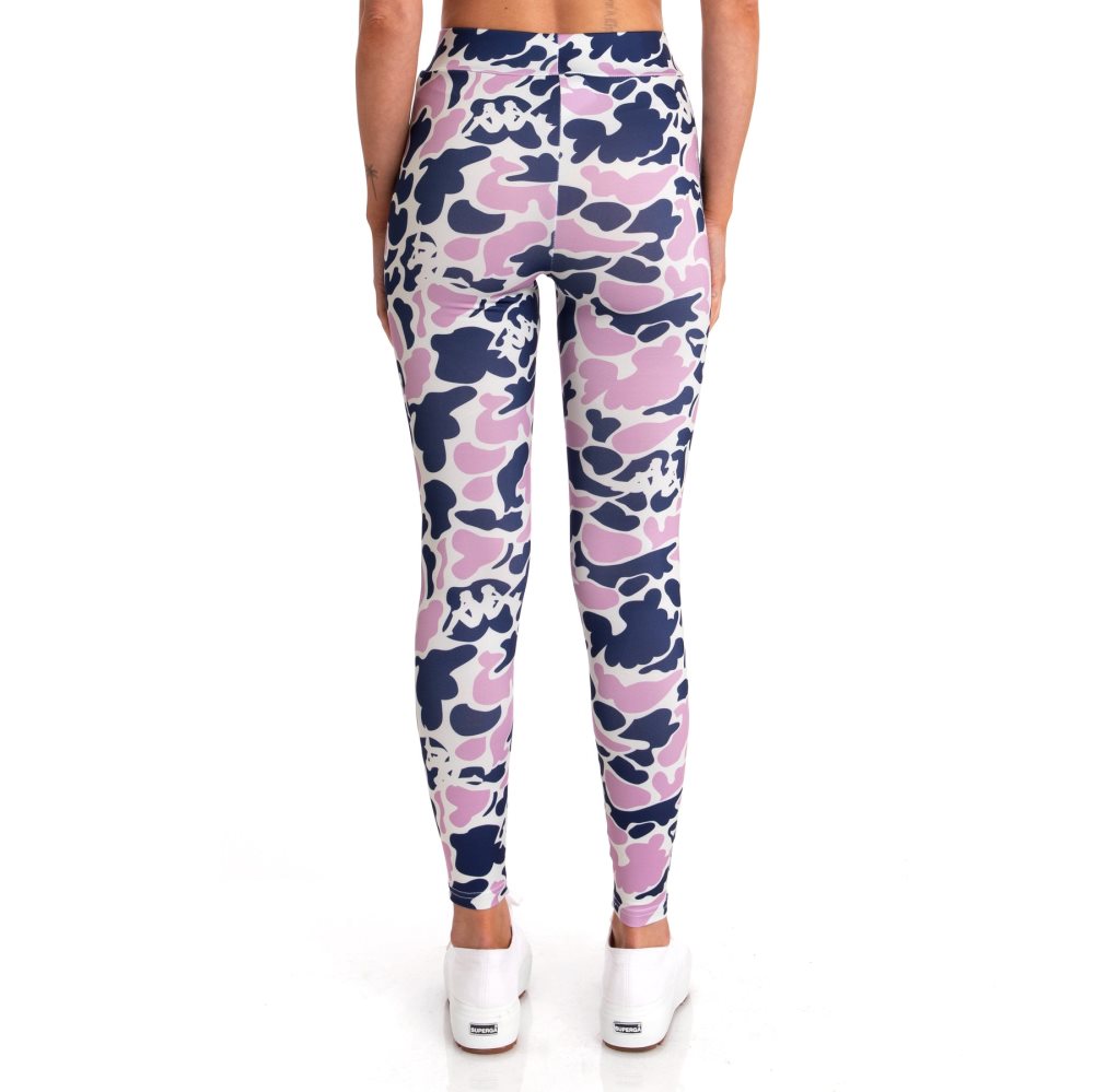 Kappa Authentic Palissa Leggings Purple | VH8109732