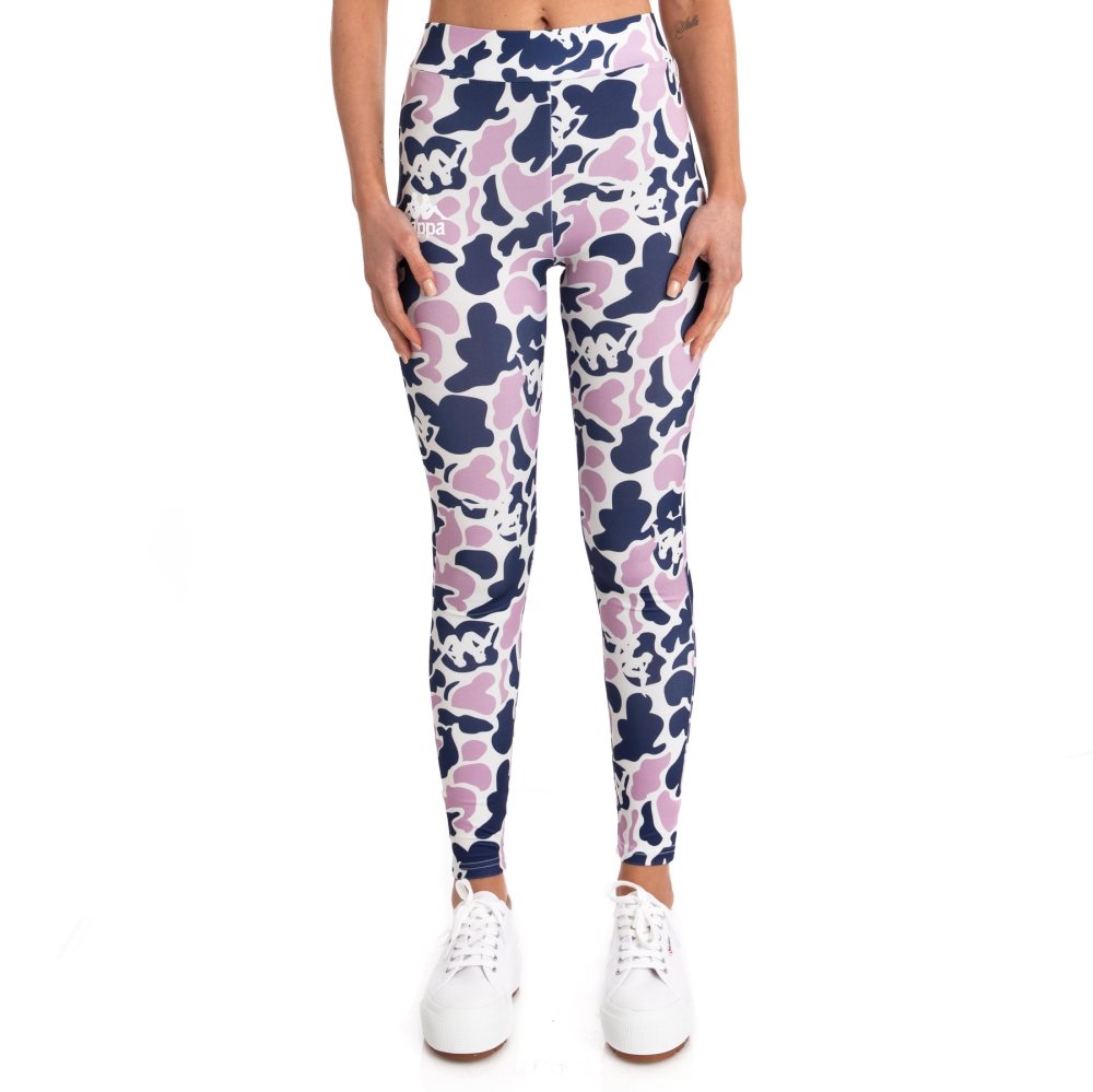 Kappa Authentic Palissa Leggings Purple | VH8109732