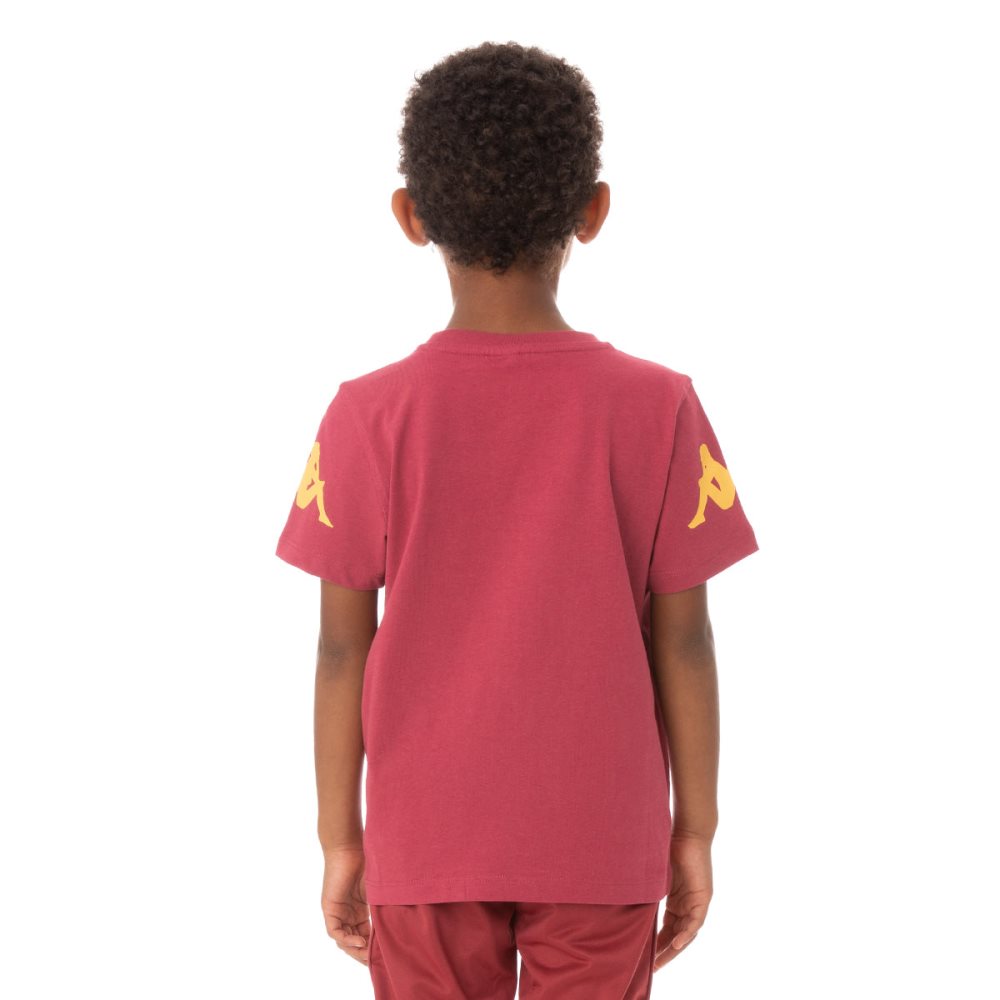 Kappa Authentic Paroo T Shirts Burgundy | HM8371024