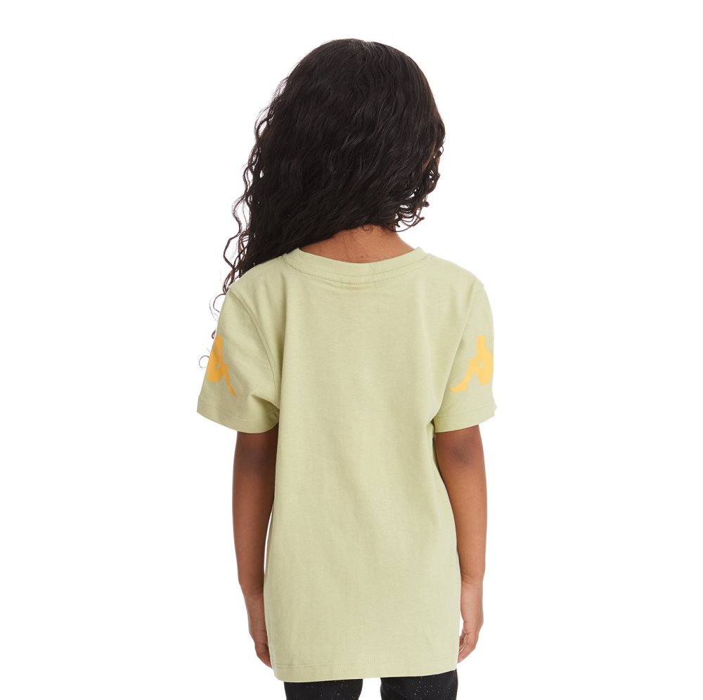 Kappa Authentic Paroo T Shirts Green Olive | QZ6430982