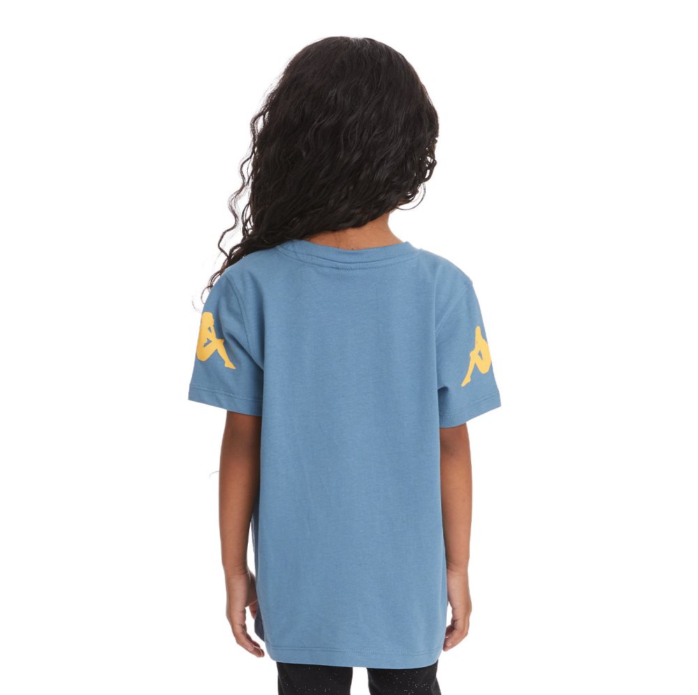 Kappa Authentic Paroo T Shirts Light Blue | NE1873054