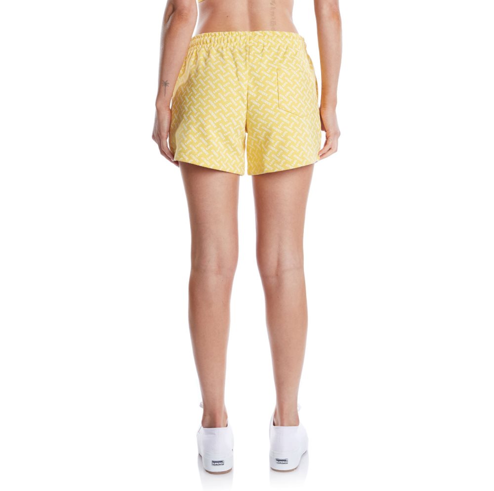Kappa Authentic Patak Shorts Yellow Brown | LP1435726