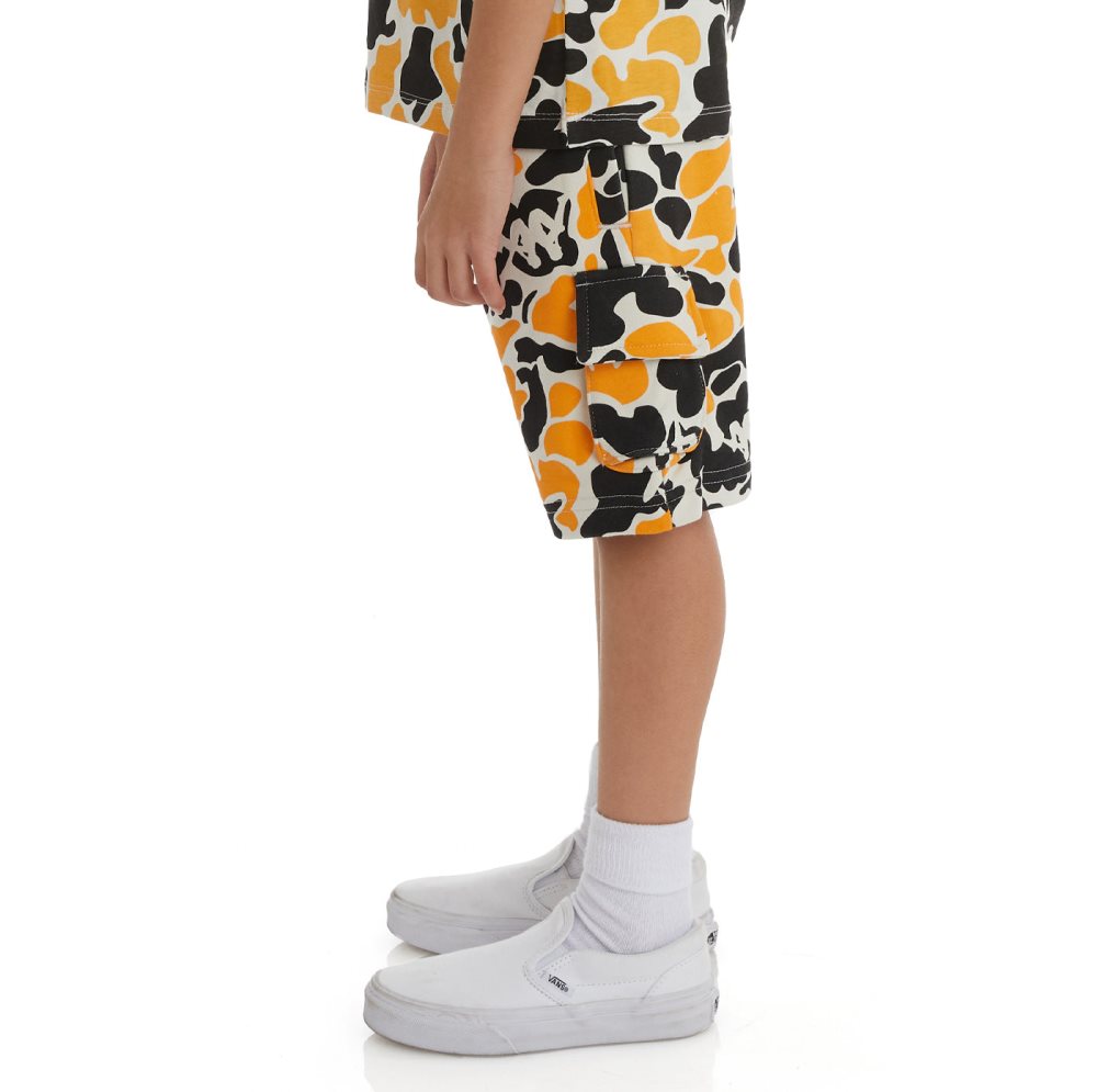 Kappa Authentic Pathos Shorts Black Light Orange | ZY2980641