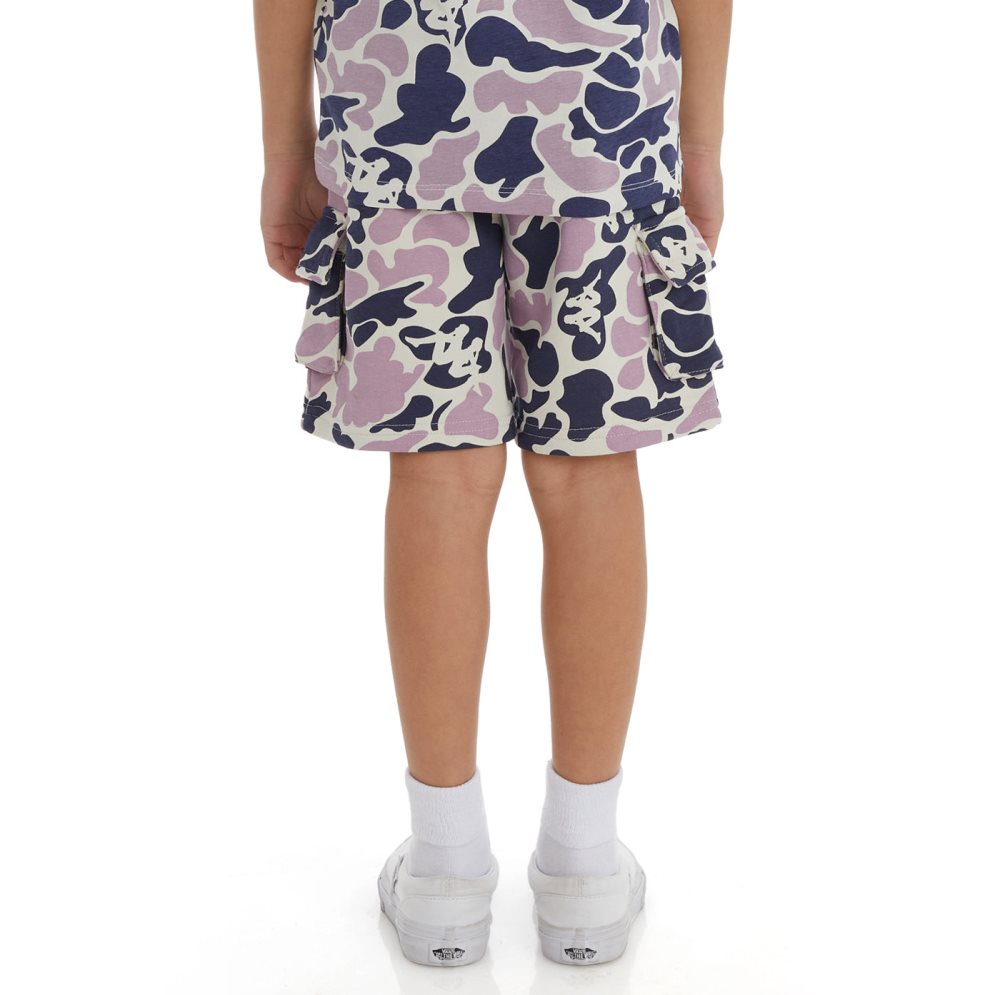 Kappa Authentic Pathos Shorts Navy Purple | EC4578631