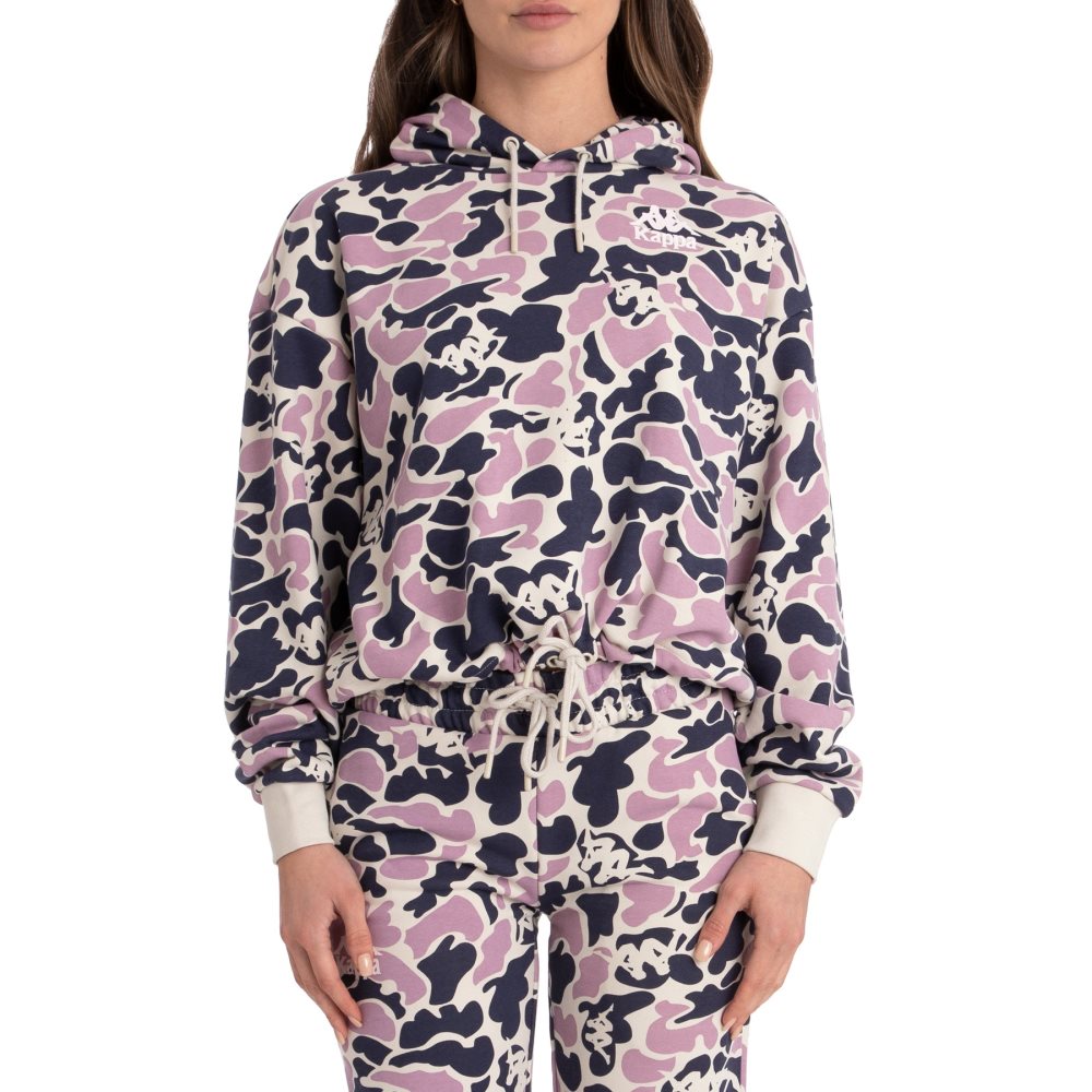 Kappa Authentic People Hoodie Purple | LJ5748291