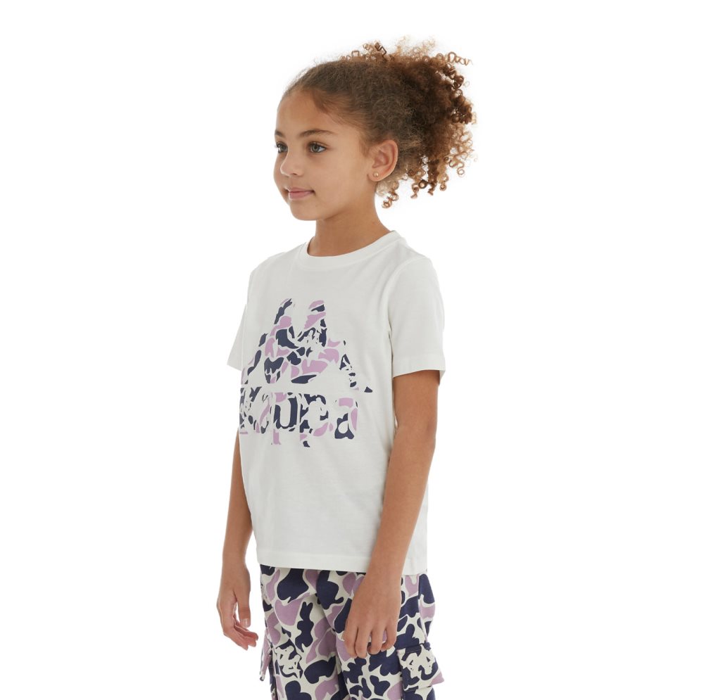 Kappa Authentic Phullo T Shirts Navy Purple | LK4190735