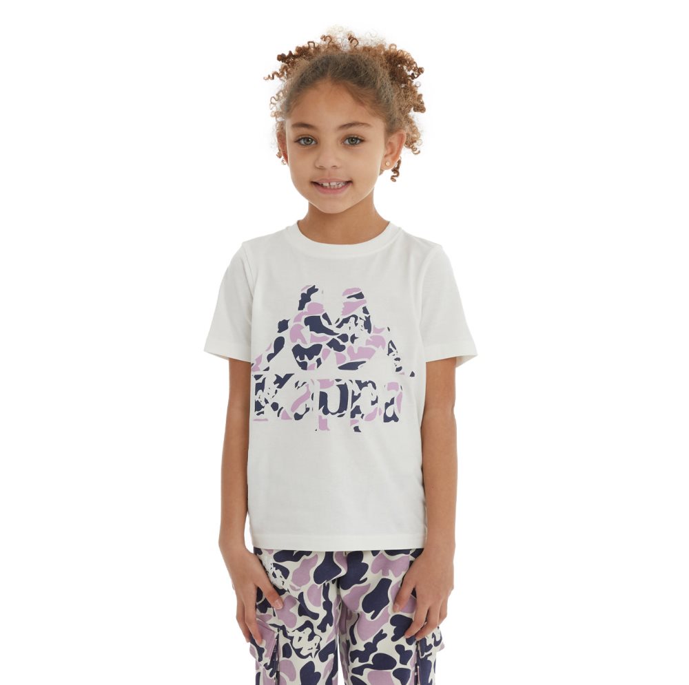 Kappa Authentic Phullo T Shirts Navy Purple | LK4190735