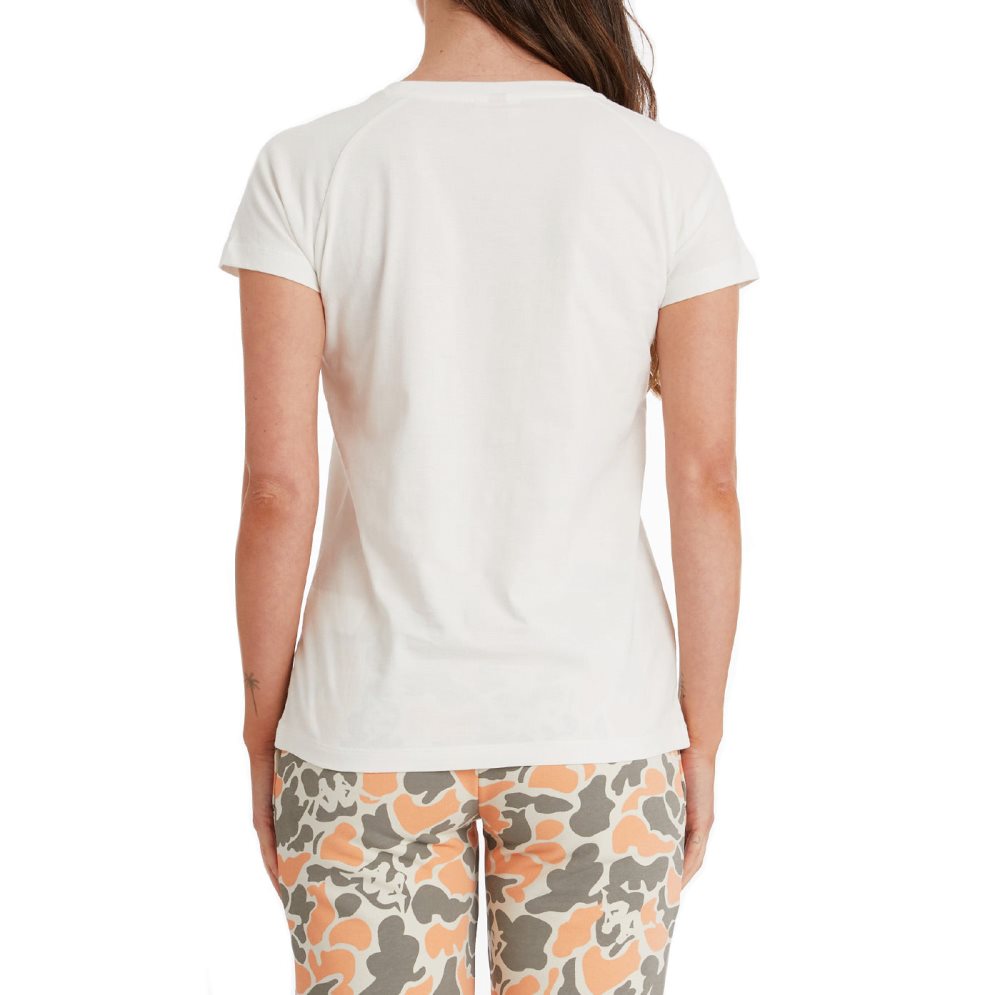 Kappa Authentic Pinkar T Shirts White Coral | SA9560432
