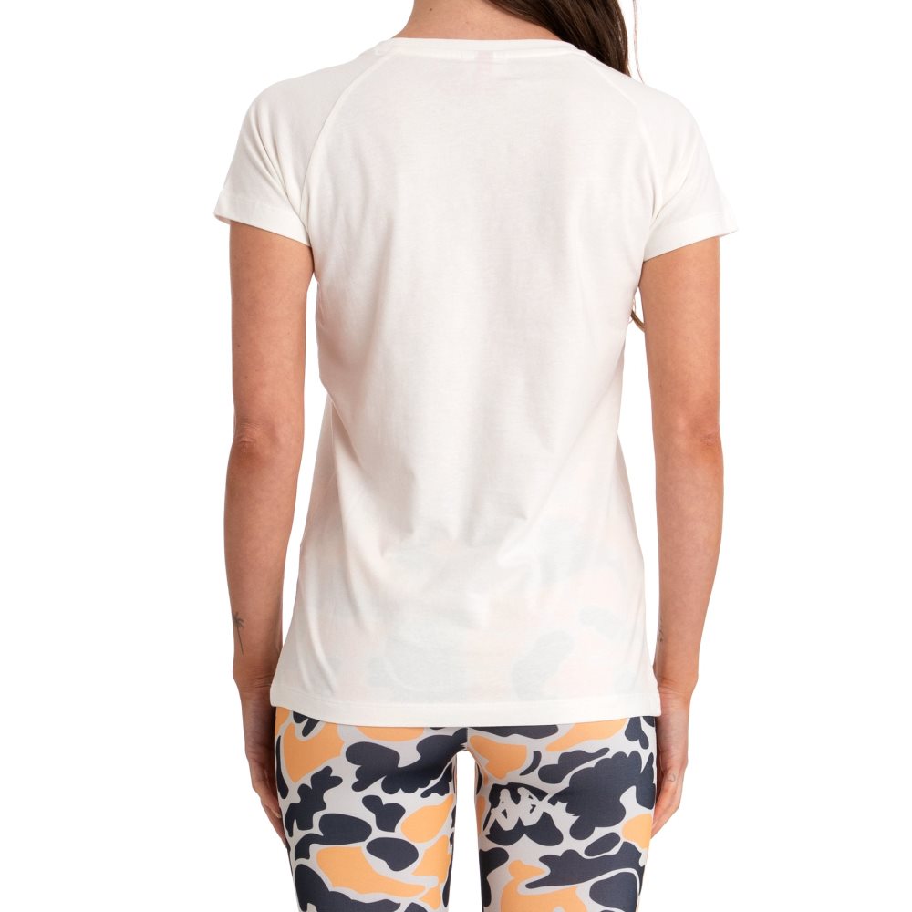 Kappa Authentic Pinkar T Shirts White Light Orange | BI2038569