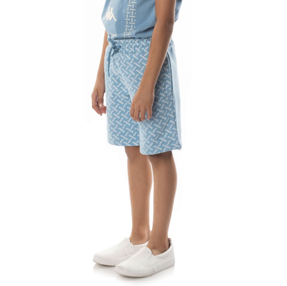 Kappa Authentic Plimmo Shorts Light Blue Brown | YP1342576