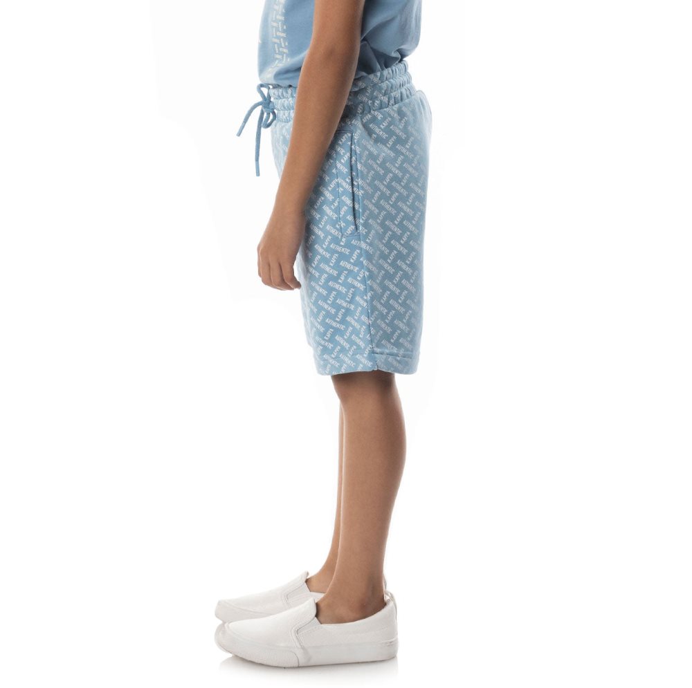 Kappa Authentic Plimmo Shorts Light Blue Brown | YP1342576
