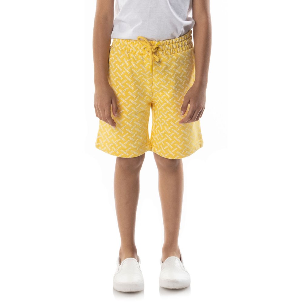 Kappa Authentic Plimmo Shorts Yellow Brown | DB0648395
