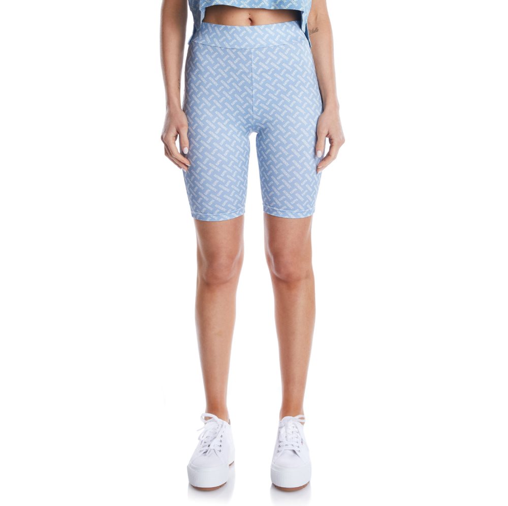 Kappa Authentic Puket Shorts Light Blue Brown | AG9268347
