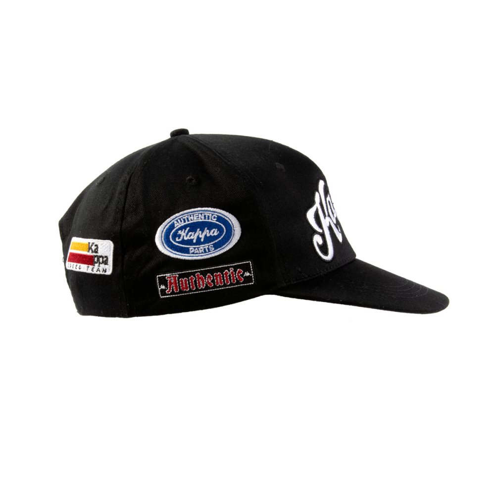 Kappa Authentic Rakes Caps Black | VH2406137