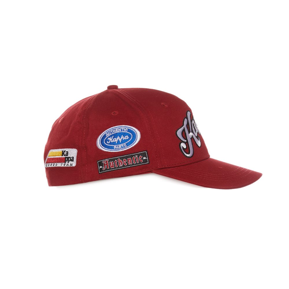 Kappa Authentic Rakes Caps Red | VU1823975