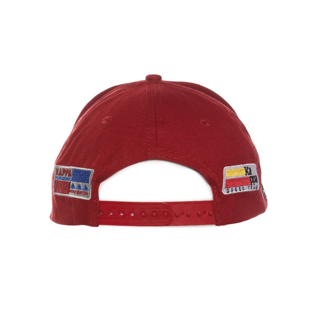 Kappa Authentic Rakes Caps Red | VU1823975