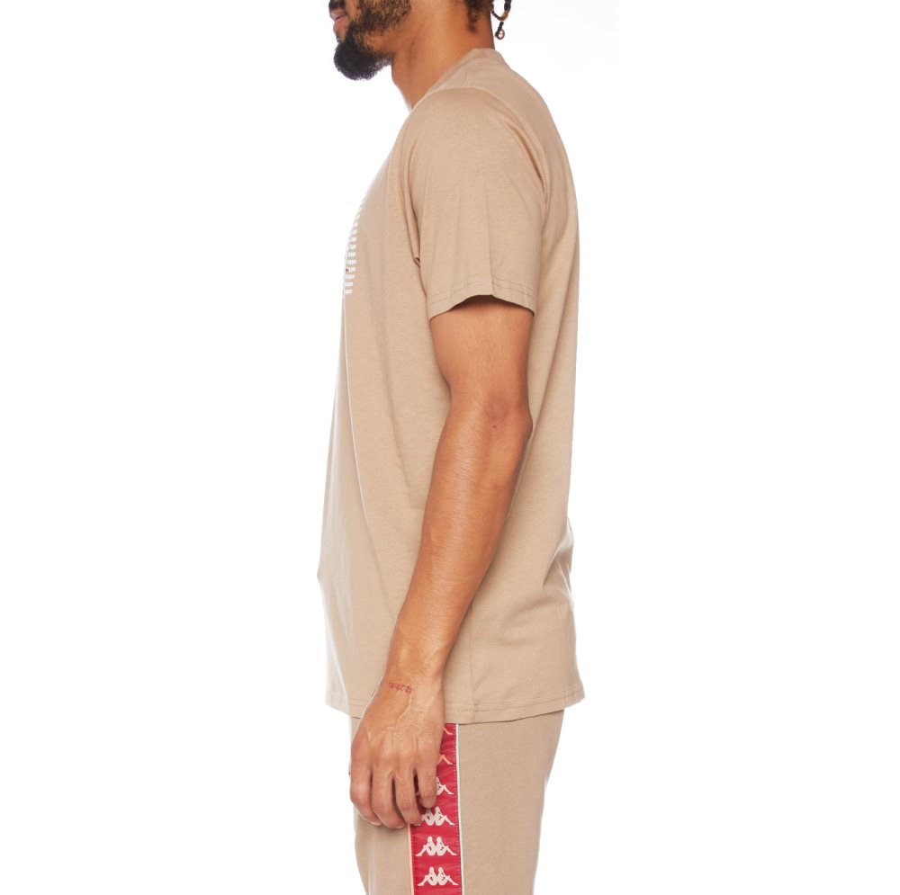 Kappa Authentic Ramone T Shirts Brown | DN9236851