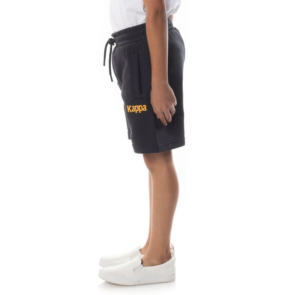 Kappa Authentic Sangone Shorts Black | XM4832790