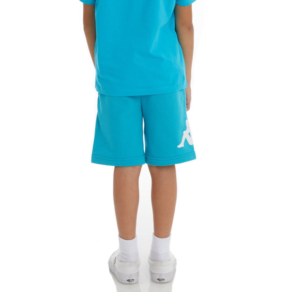 Kappa Authentic Sangone Shorts Light Turquoise | FV3640275