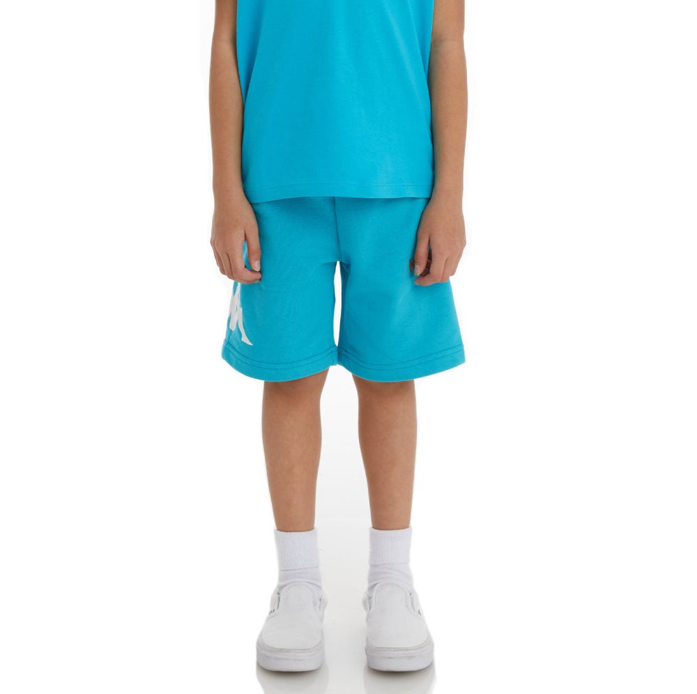 Kappa Authentic Sangone Shorts Light Turquoise | FV3640275