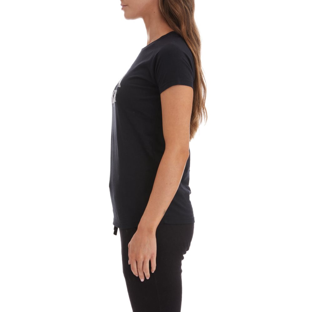 Kappa Authentic Shaira T Shirts Black | UT1750369
