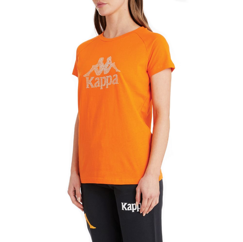 Kappa Authentic Shaira T Shirts Orange | GI7425960