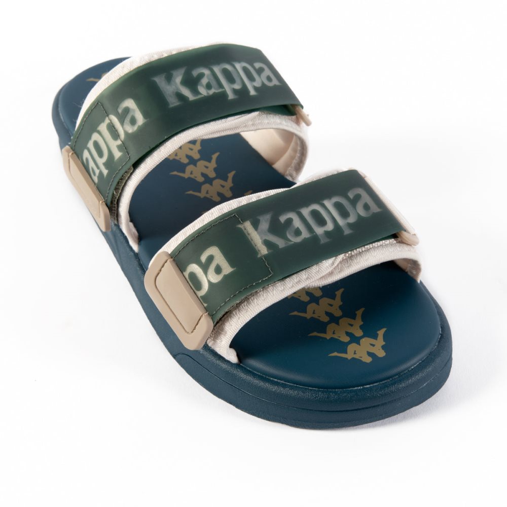 Kappa Authentic Sirci Sandals Navy Deep Green | UP4372980