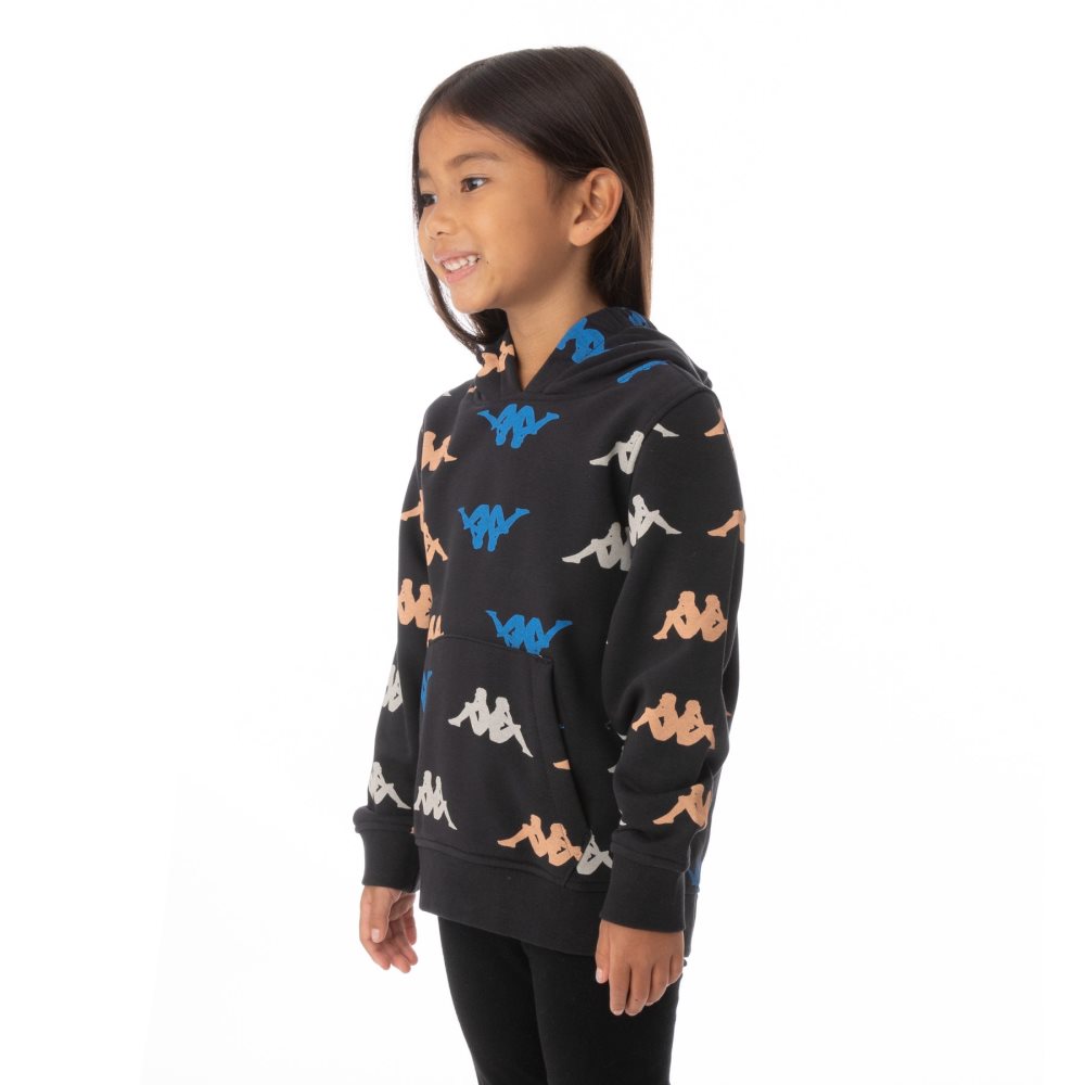 Kappa Authentic Sneek Hoodie Black | WN3184027