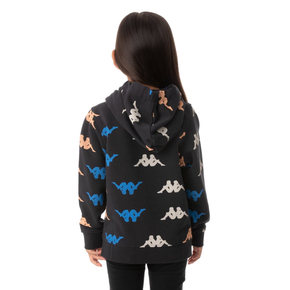 Kappa Authentic Sneek Hoodie Black | WN3184027
