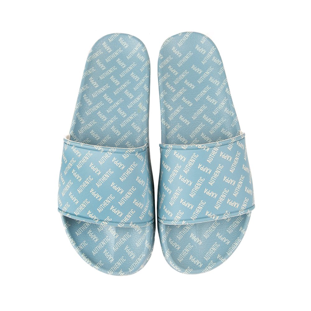 Kappa Authentic Solime 1 Slides Light Blue Brown | XJ9430876
