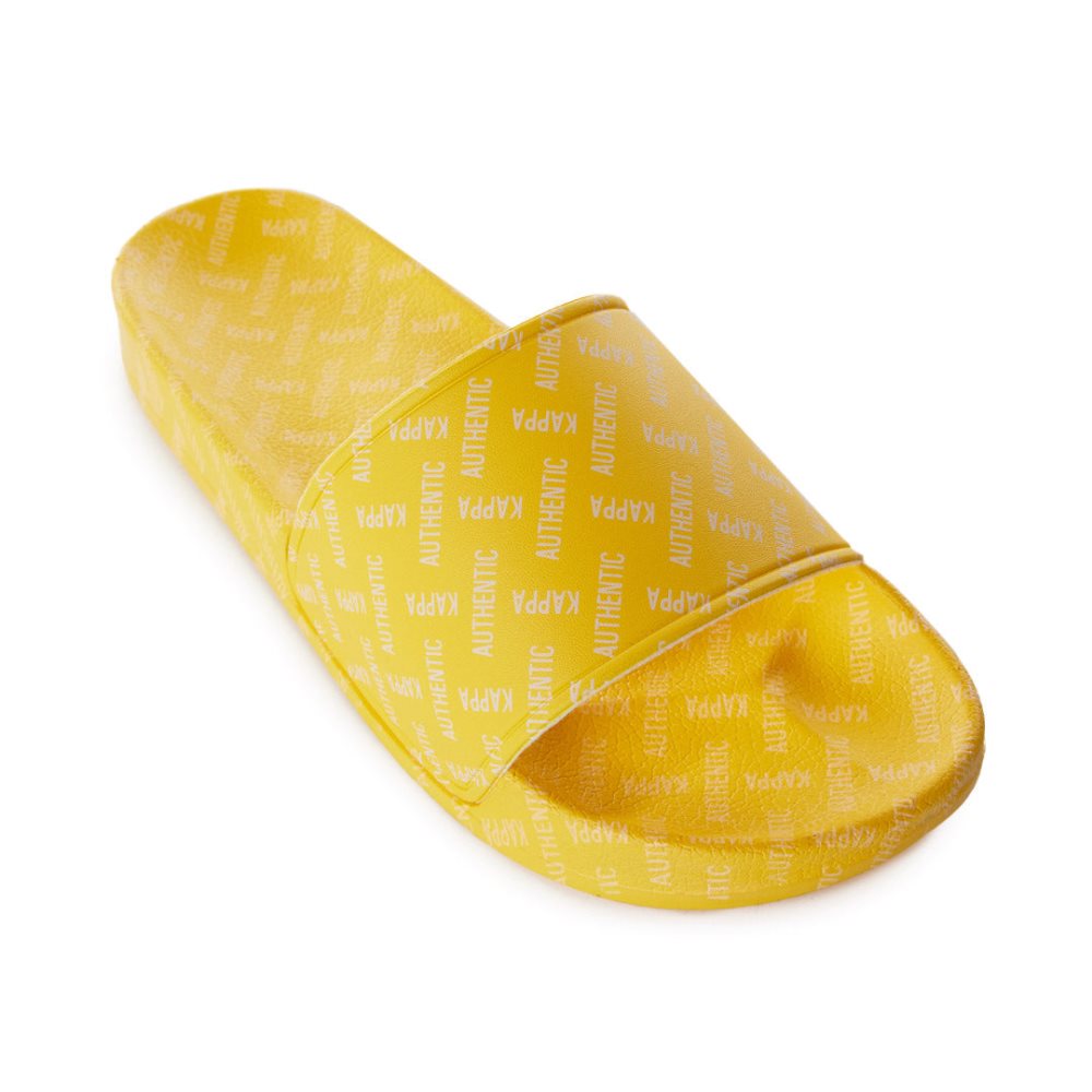 Kappa Authentic Solime 1 Slides Yellow Brown | PY4150976