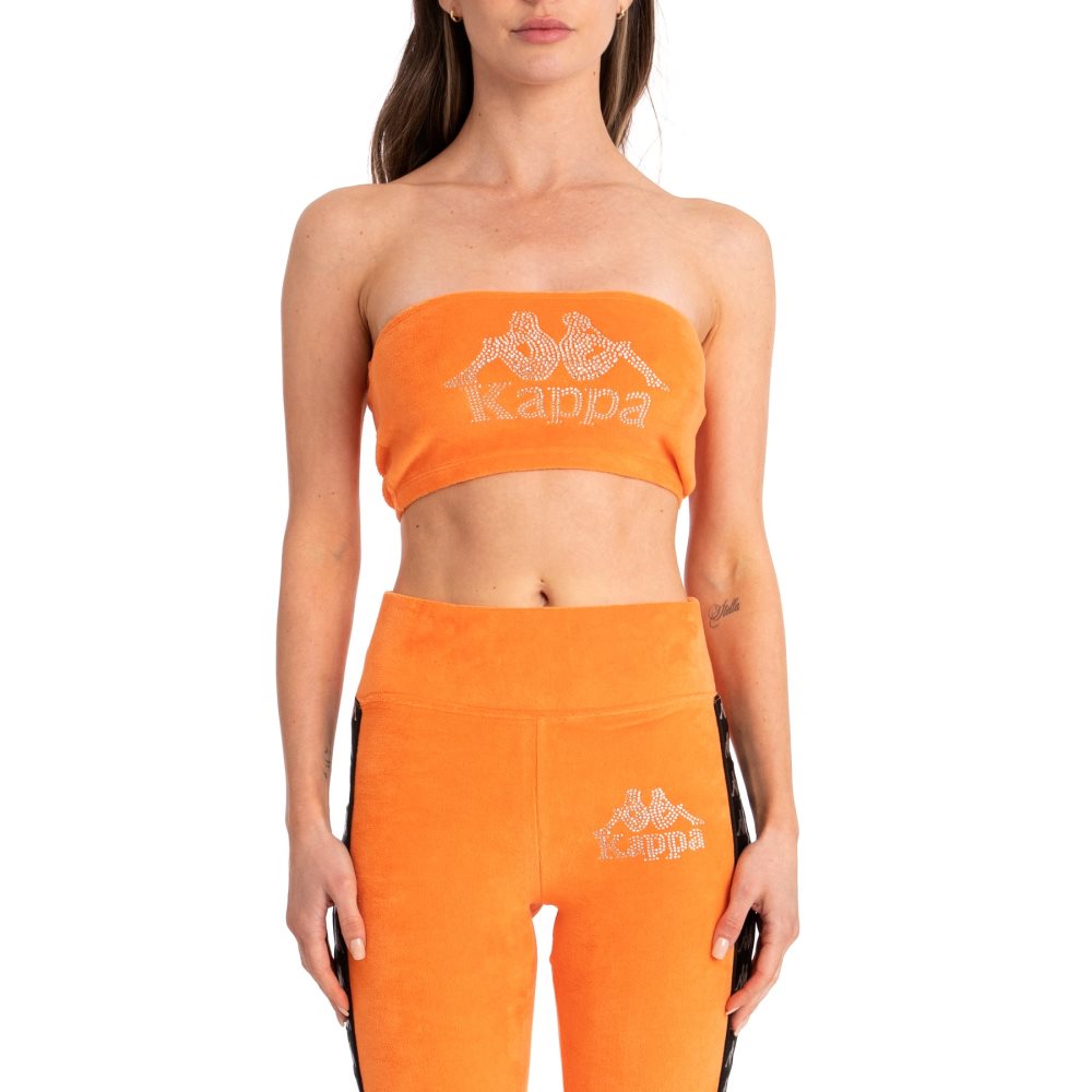 Kappa Authentic Swirlie Bandeau Orange | CL7819465