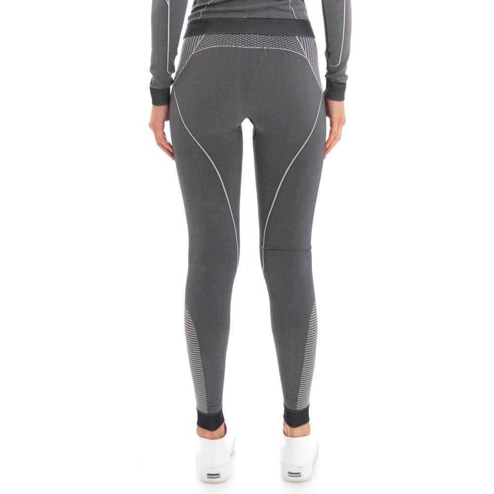 Kappa Authentic Trybunalski Knit Leggings Black Red | HG8524379