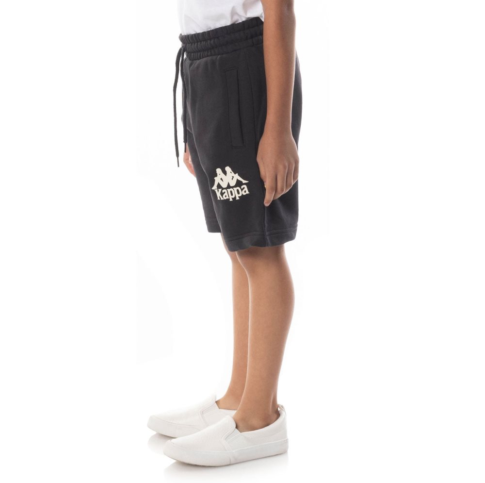 Kappa Authentic Uppsala Shorts Black Brown | FA0347856