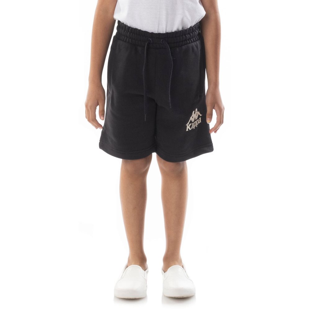 Kappa Authentic Uppsala Shorts Black Brown | FA0347856