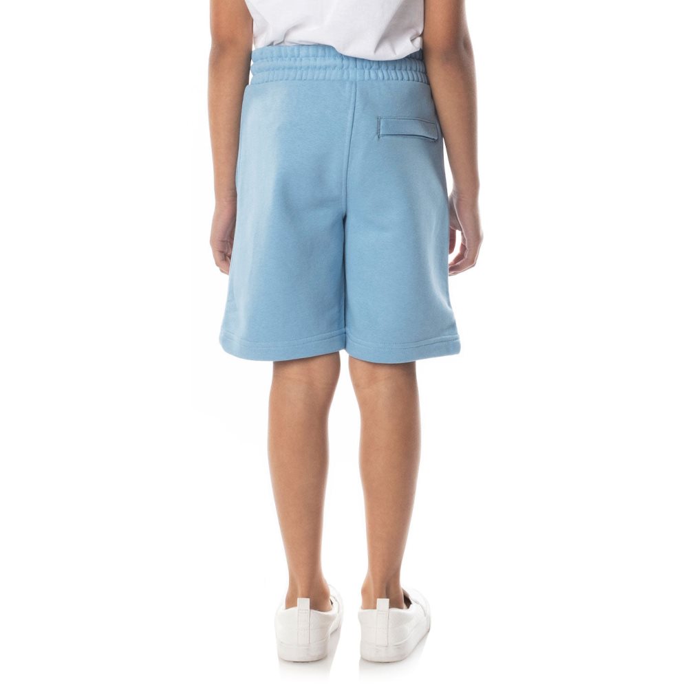 Kappa Authentic Uppsala Shorts Light Blue Brown | KQ5018796
