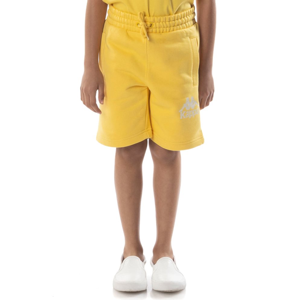 Kappa Authentic Uppsala Shorts Yellow Brown | ZB6719450