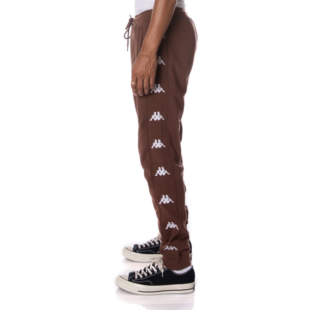 Kappa Authentic Volki Sweatpants Brown | CQ3491678