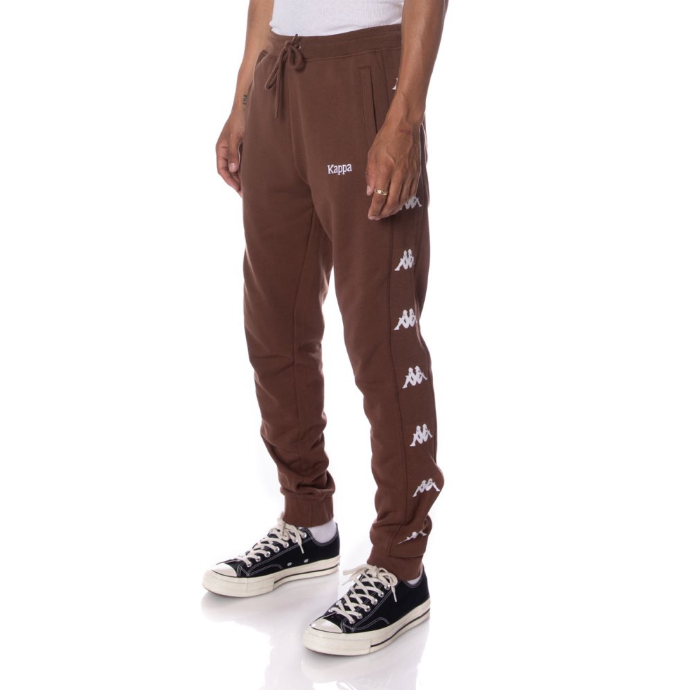 Kappa Authentic Volki Sweatpants Brown | IH6492730