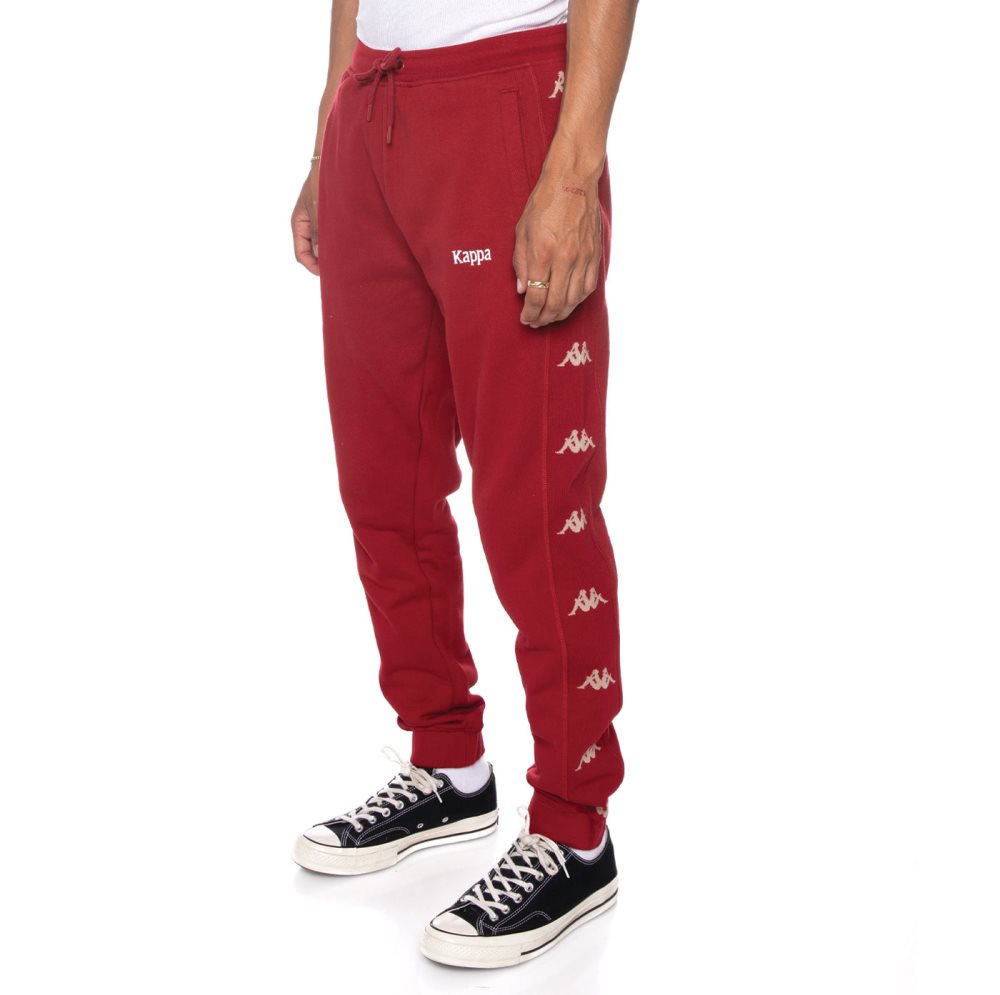Kappa Authentic Volki Sweatpants Burgundy | FD5309186