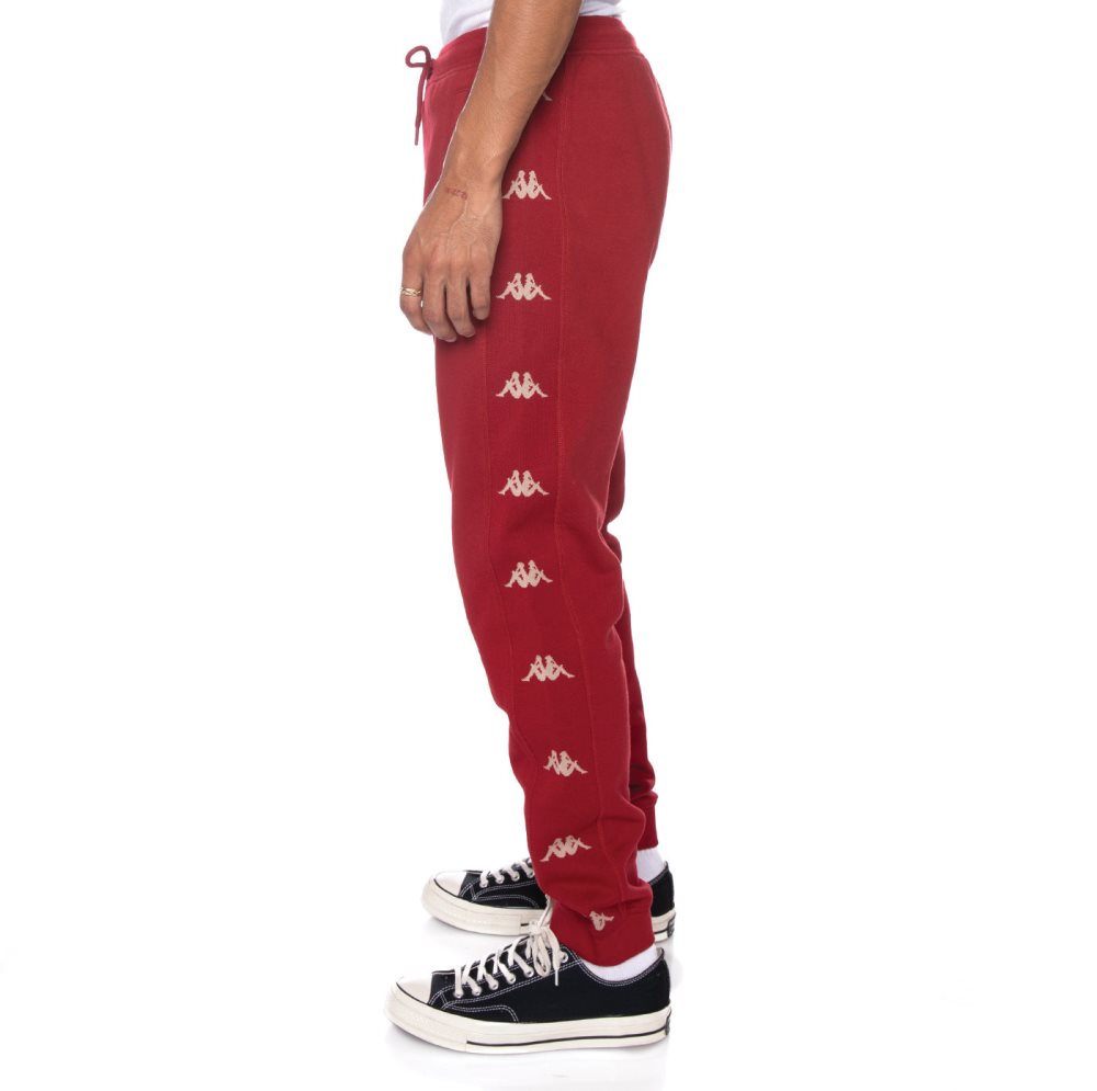 Kappa Authentic Volki Sweatpants Burgundy | FD5309186