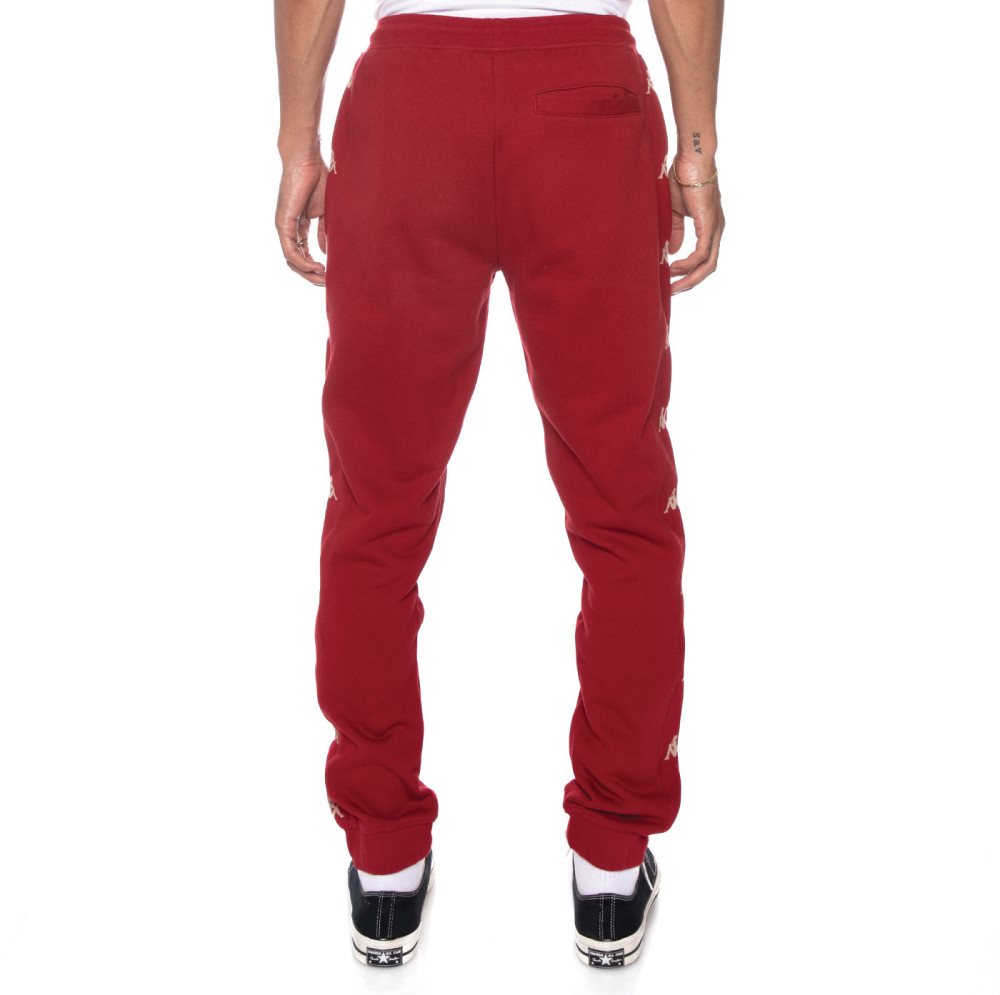 Kappa Authentic Volki Sweatpants Burgundy | FD5309186