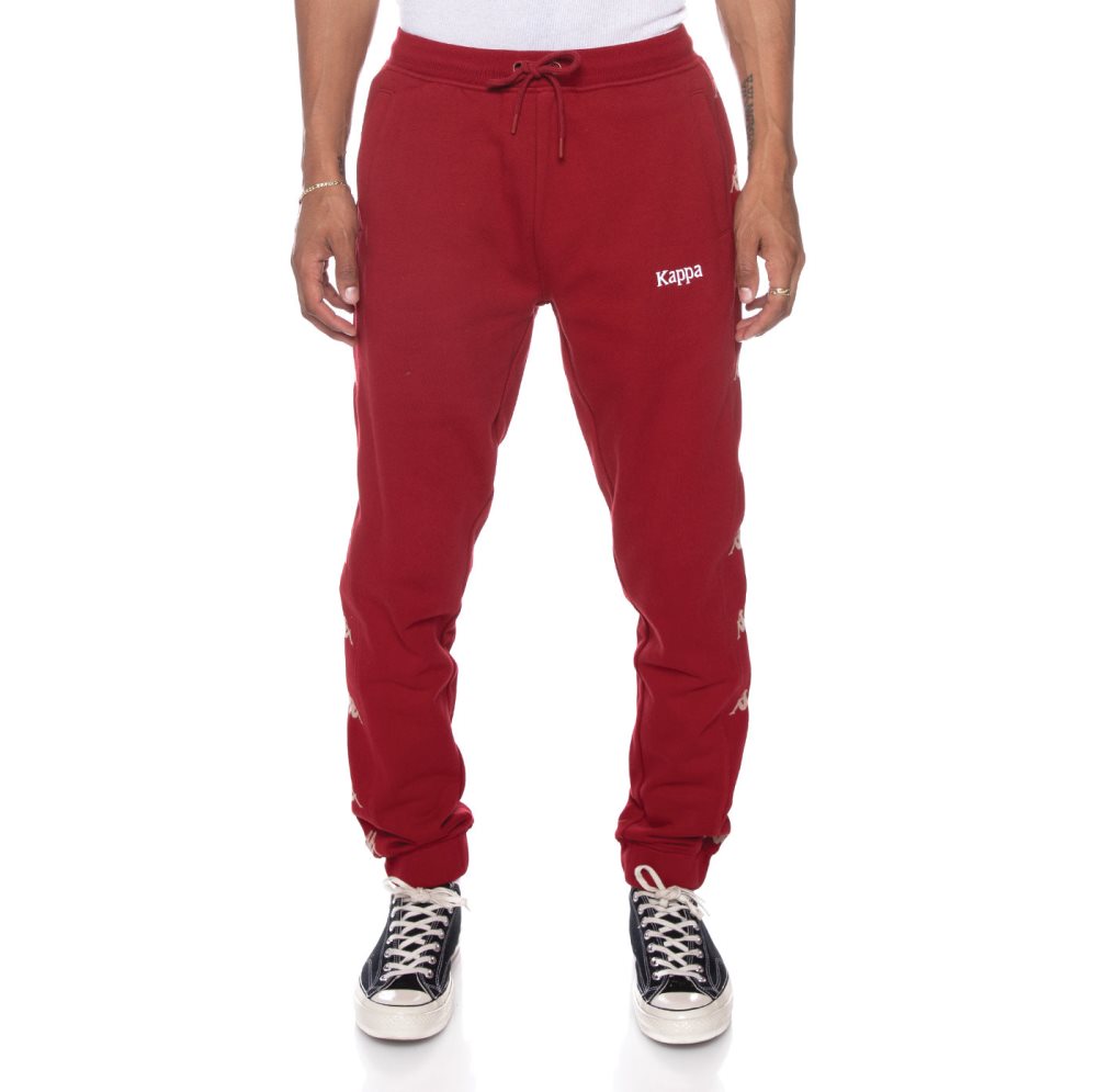 Kappa Authentic Volki Sweatpants Burgundy | FD5309186