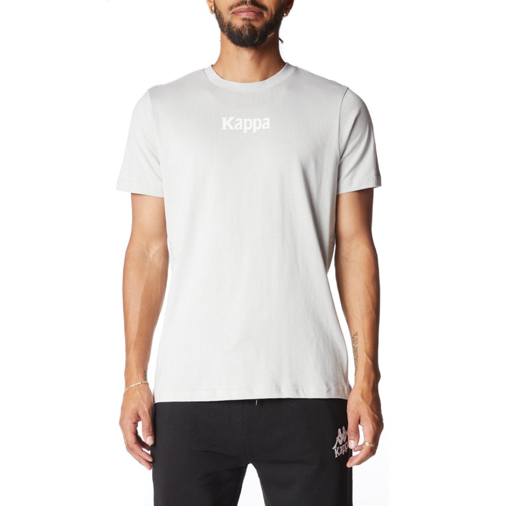 Kappa Authentic Vornit T Shirts Grey White | MG7914328