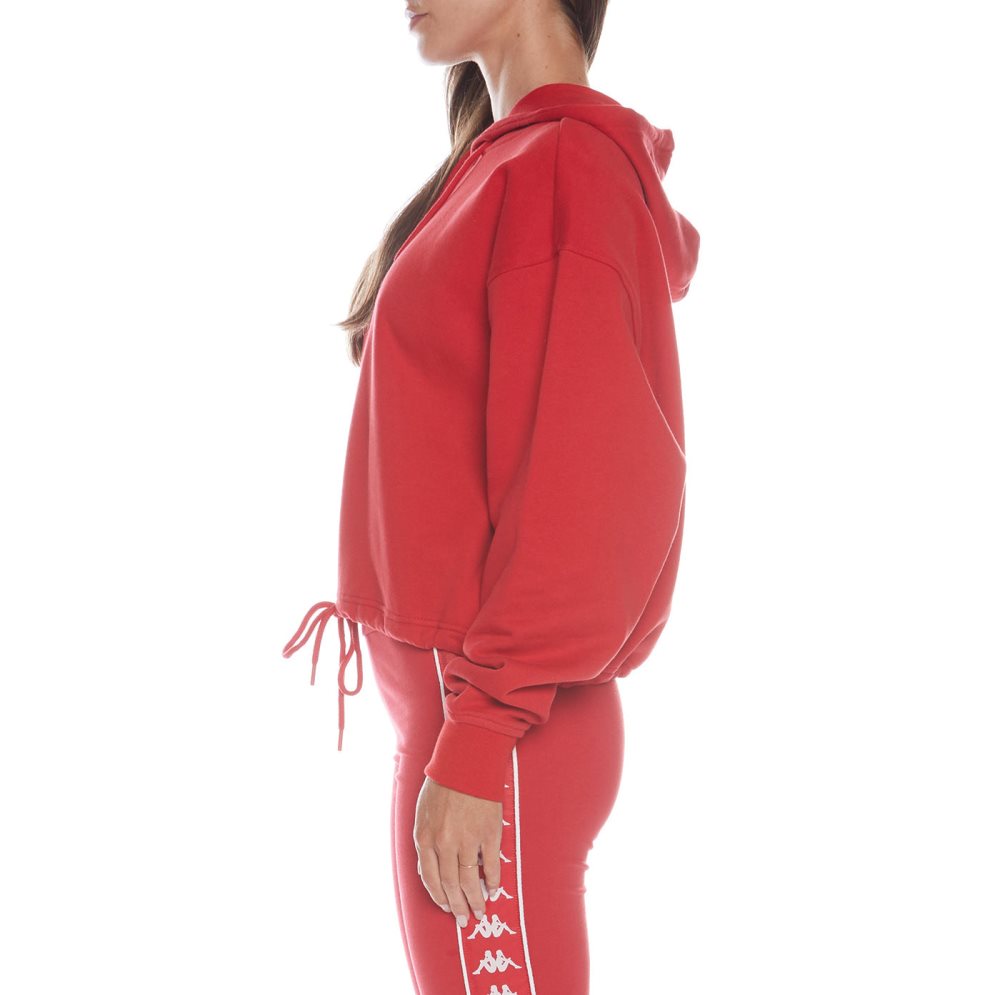 Kappa Authentic Voty Hoodie Red | KT2613594